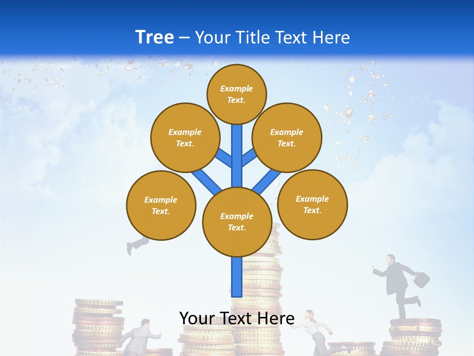 Detail Man Running PowerPoint Template