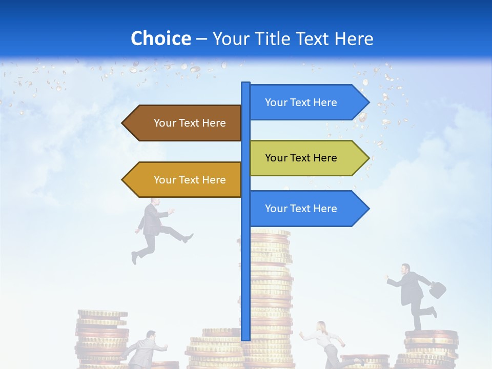 Detail Man Running PowerPoint Template