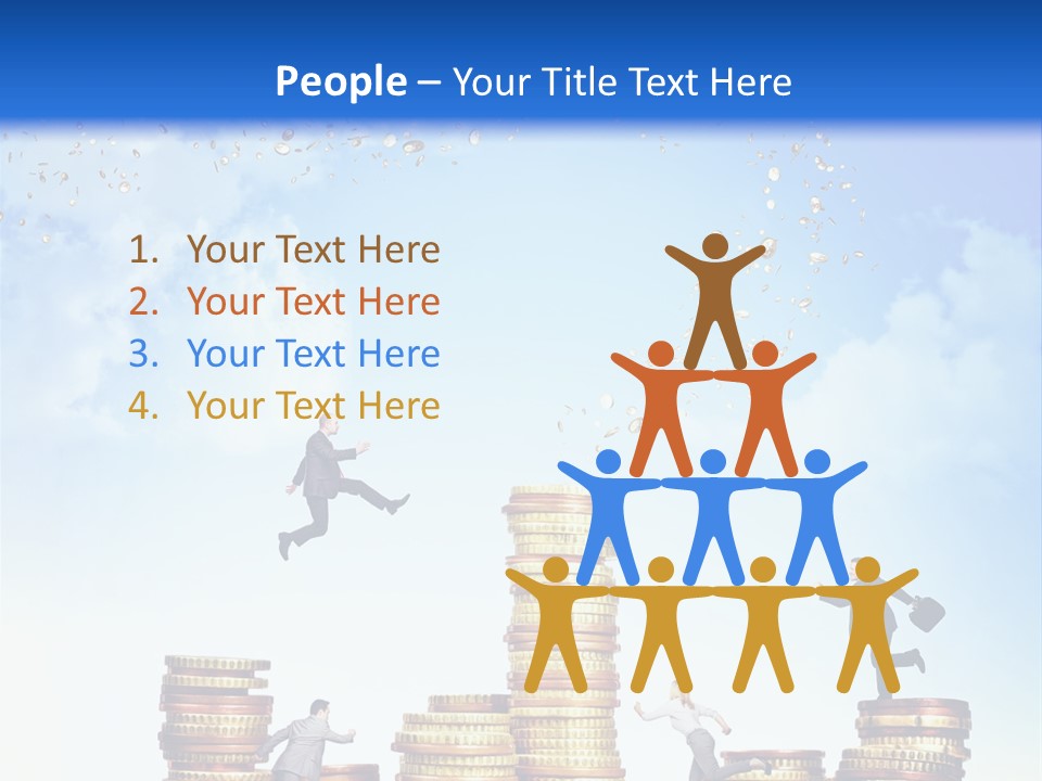 Detail Man Running PowerPoint Template