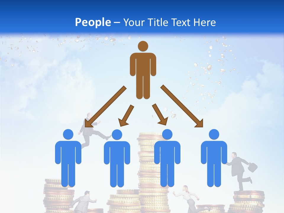 Detail Man Running PowerPoint Template