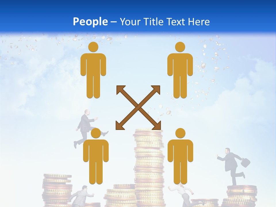 Detail Man Running PowerPoint Template