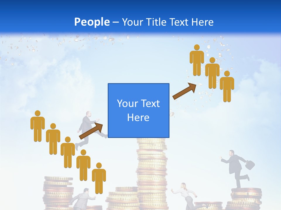 Detail Man Running PowerPoint Template