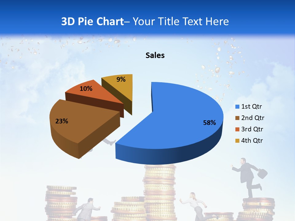 Detail Man Running PowerPoint Template