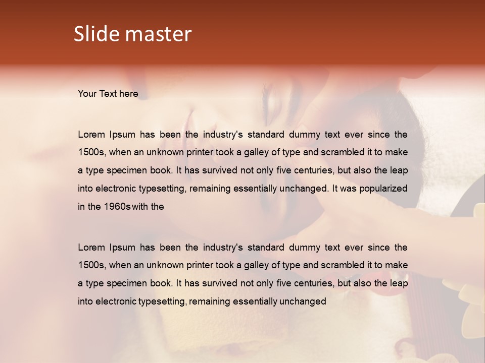 Face Relax Cleansing PowerPoint Template