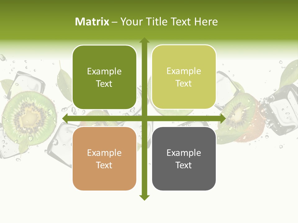 Freshness Object White PowerPoint Template