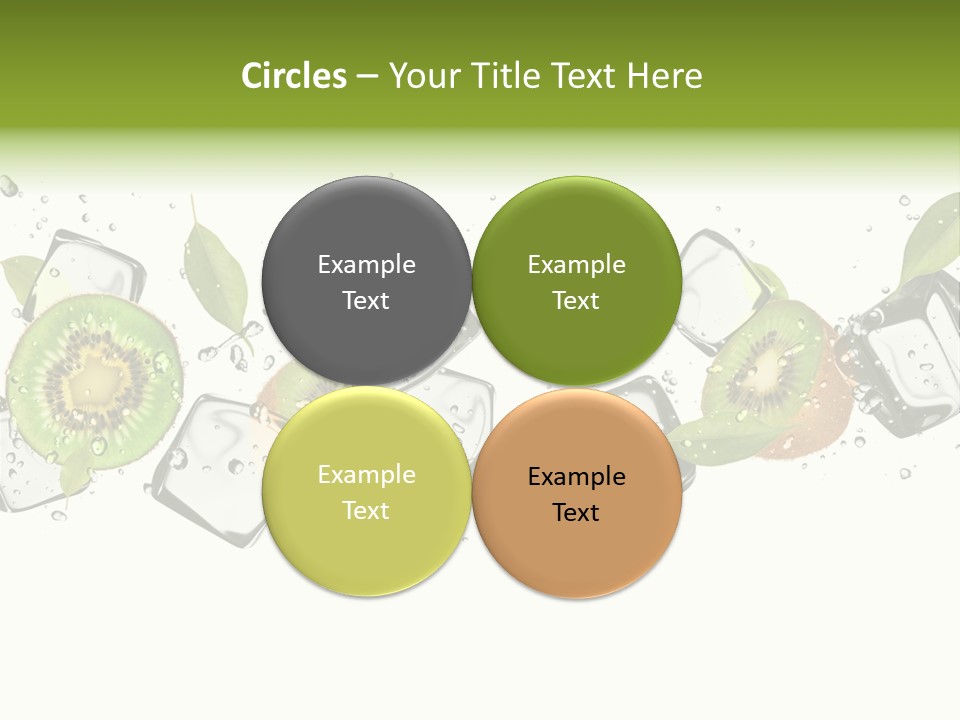 Freshness Object White PowerPoint Template