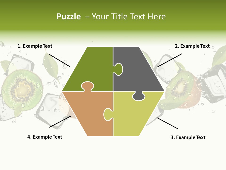 Freshness Object White PowerPoint Template