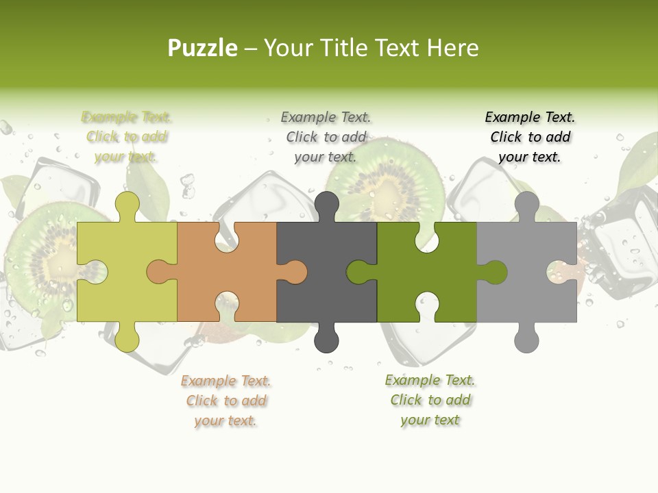 Freshness Object White PowerPoint Template