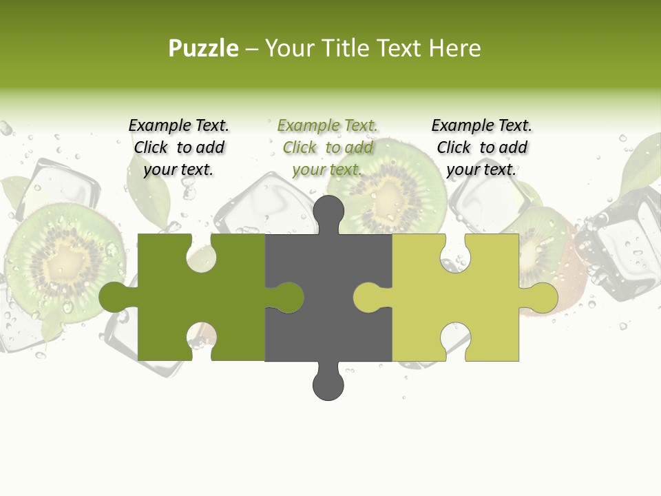 Freshness Object White PowerPoint Template