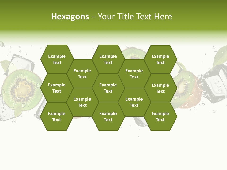 Freshness Object White PowerPoint Template