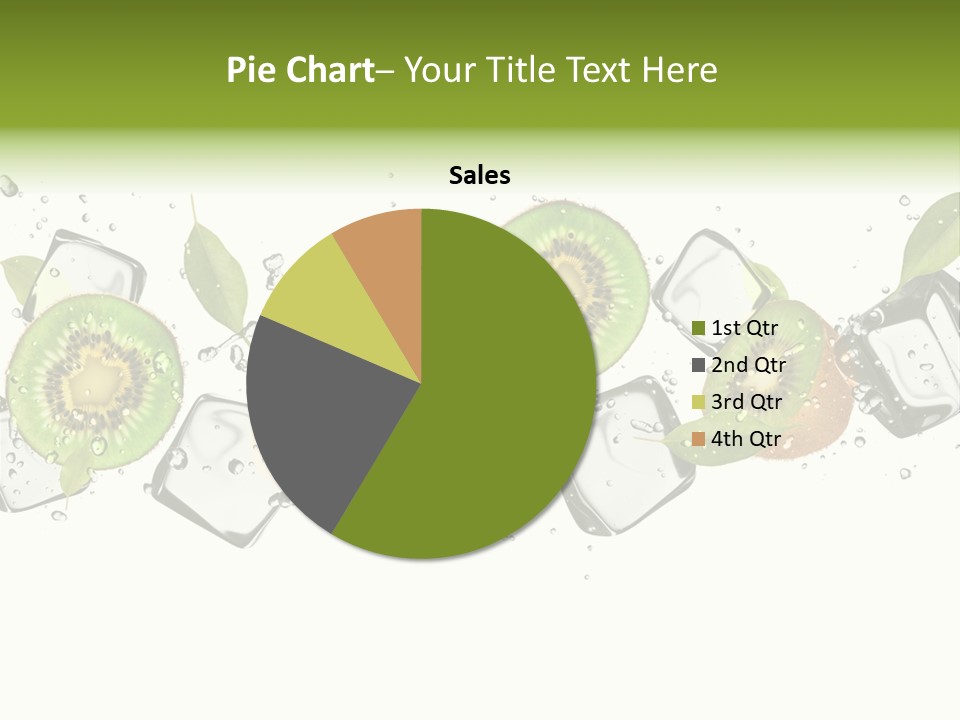 Freshness Object White PowerPoint Template