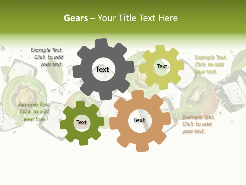 Freshness Object White PowerPoint Template