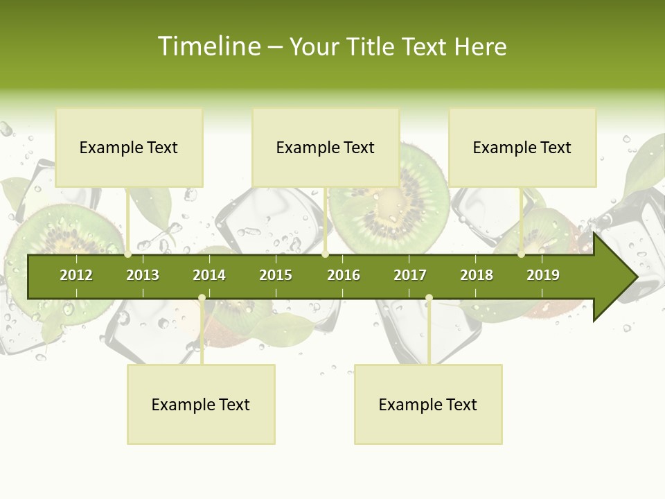 Freshness Object White PowerPoint Template