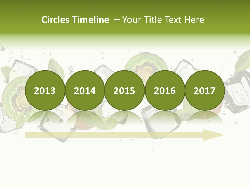 Freshness Object White PowerPoint Template