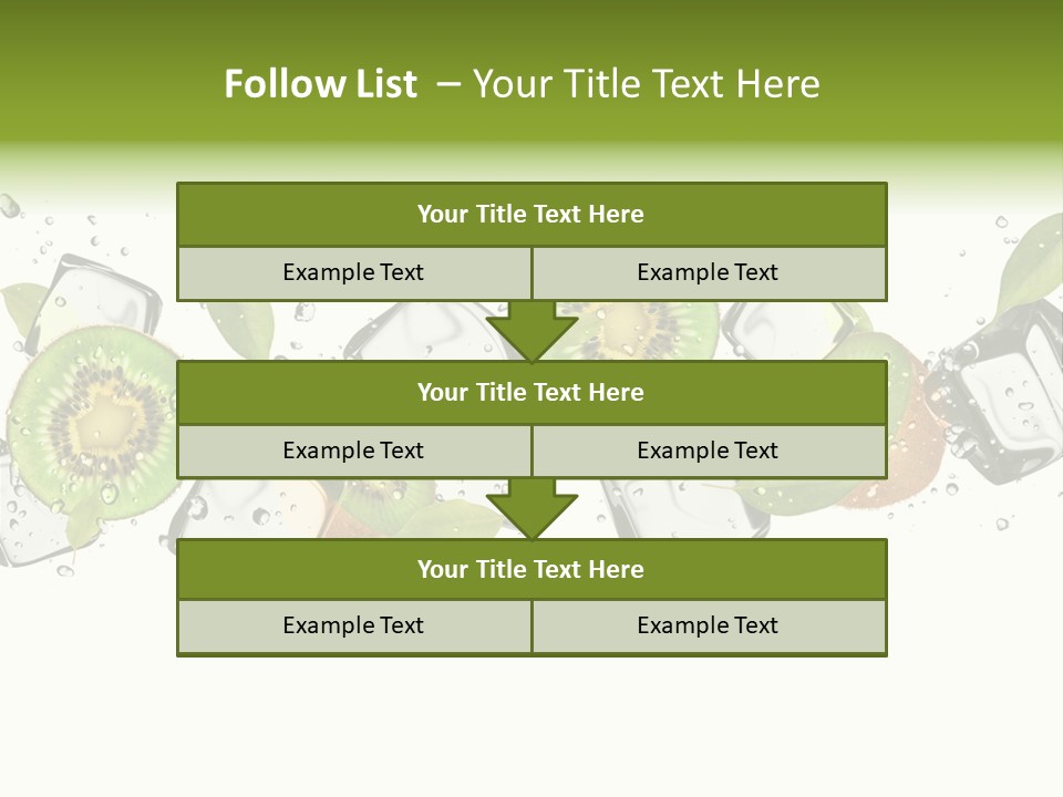 Freshness Object White PowerPoint Template