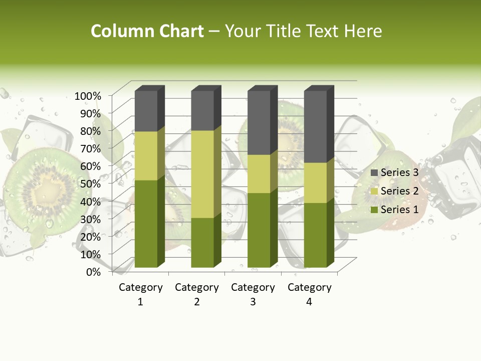 Freshness Object White PowerPoint Template