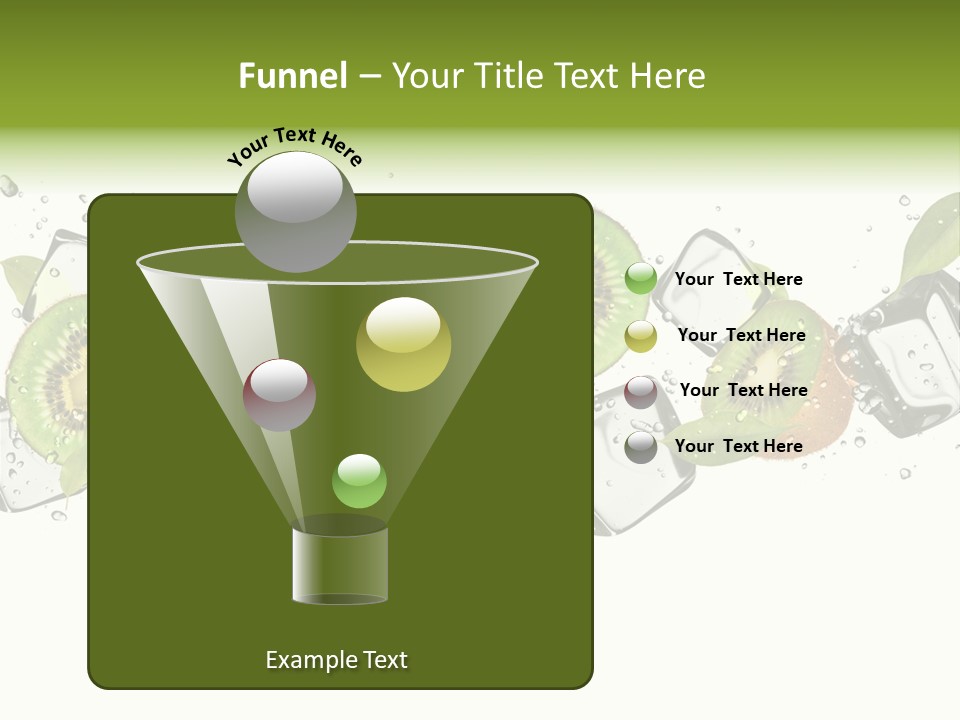 Freshness Object White PowerPoint Template