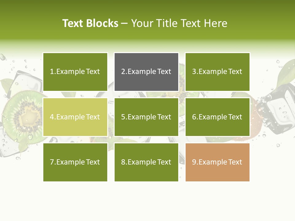 Freshness Object White PowerPoint Template