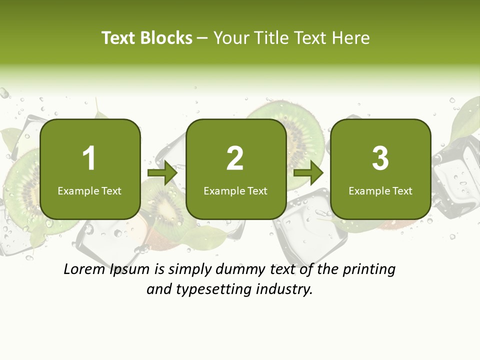 Freshness Object White PowerPoint Template