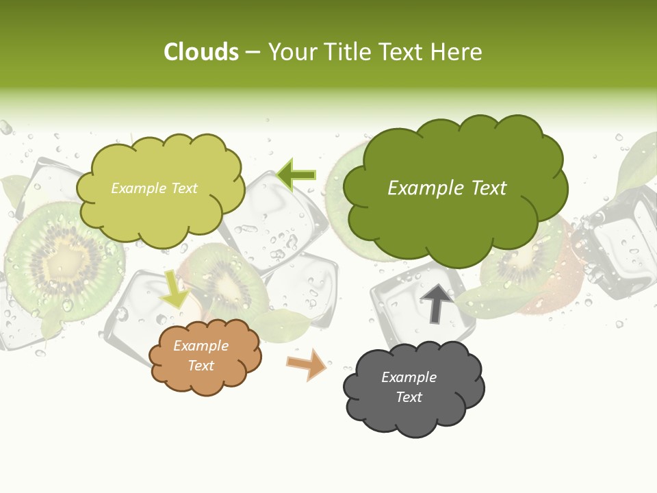 Freshness Object White PowerPoint Template