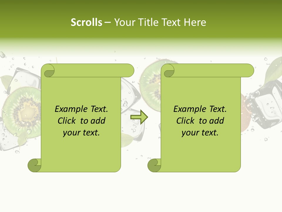 Freshness Object White PowerPoint Template