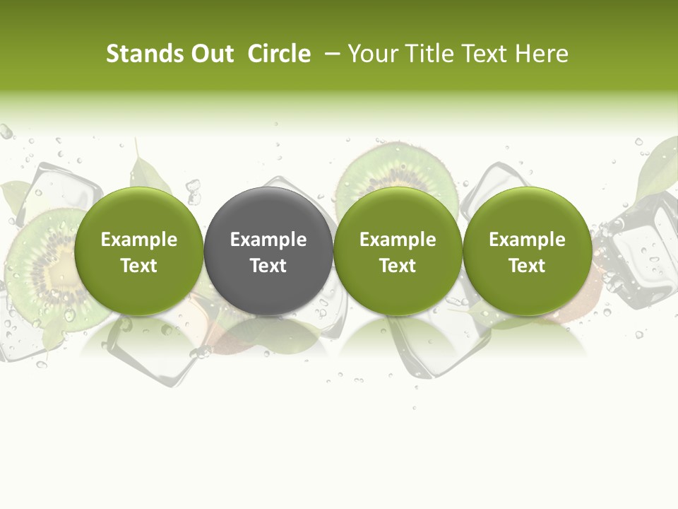 Freshness Object White PowerPoint Template