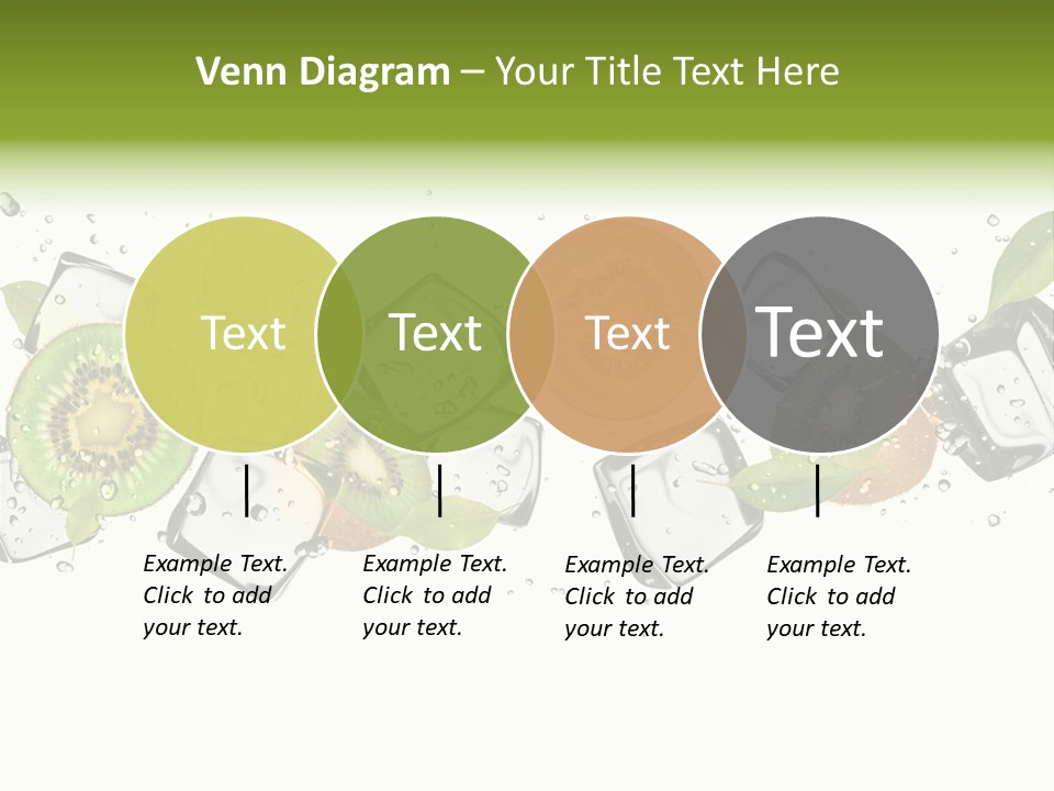 Freshness Object White PowerPoint Template