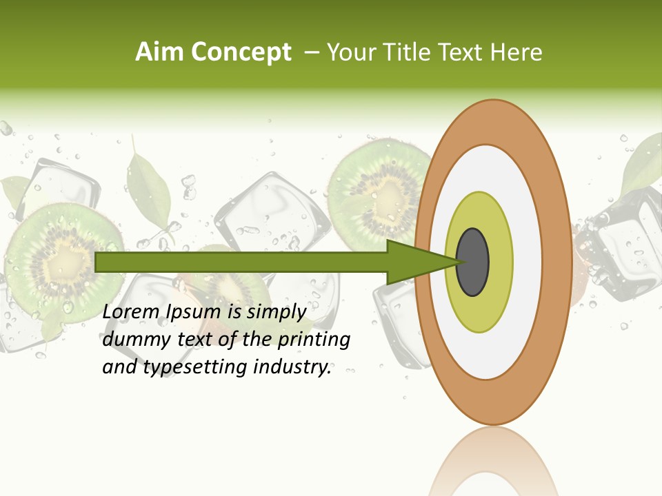 Freshness Object White PowerPoint Template