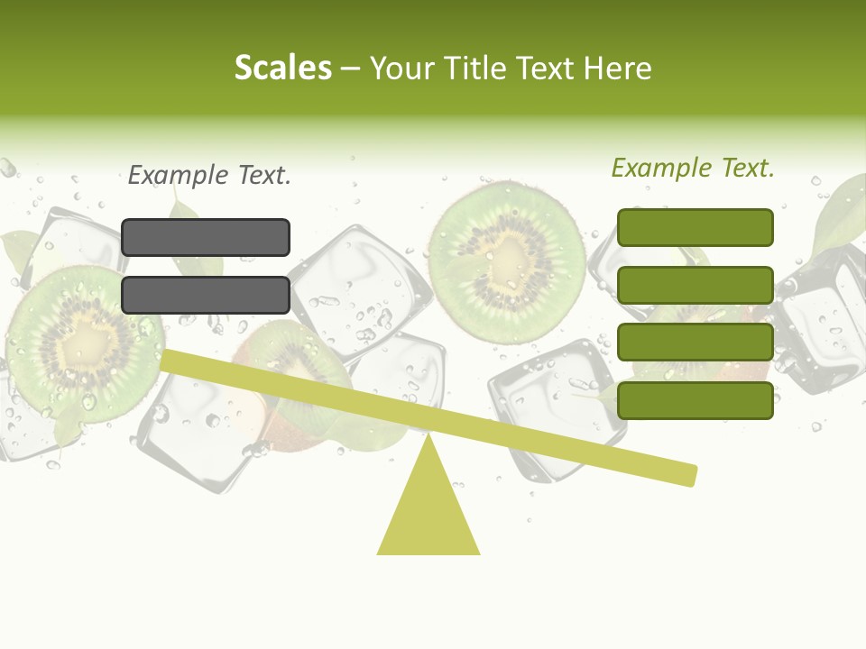 Freshness Object White PowerPoint Template