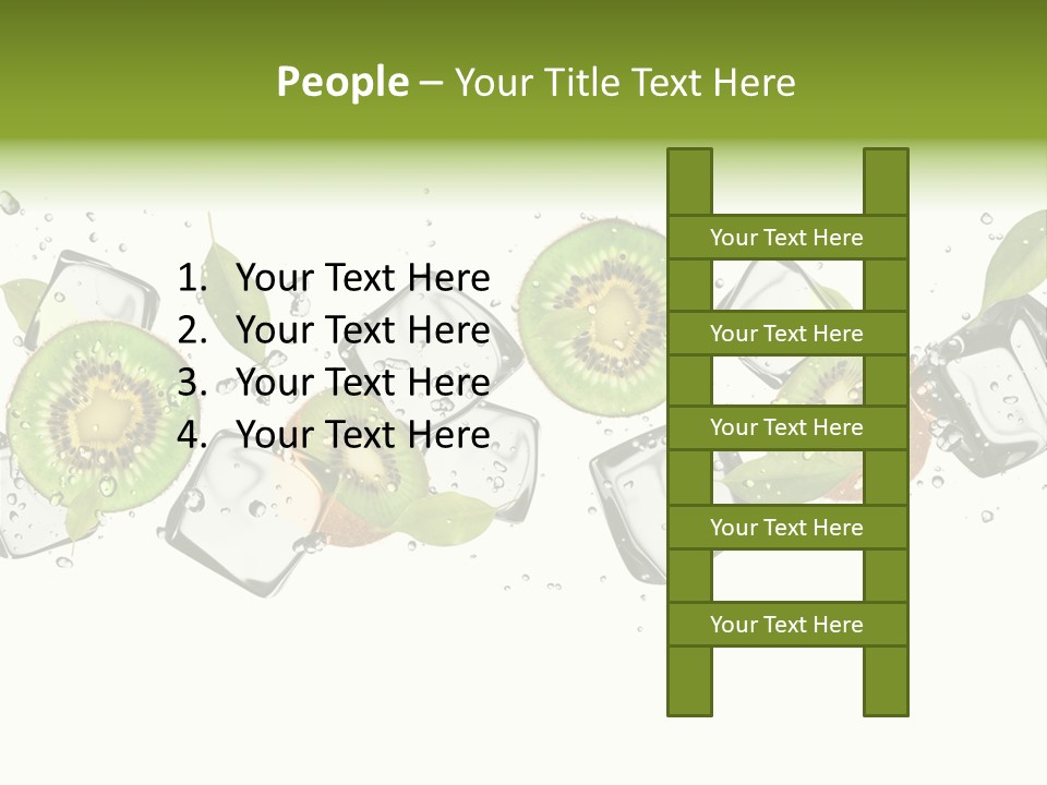 Freshness Object White PowerPoint Template