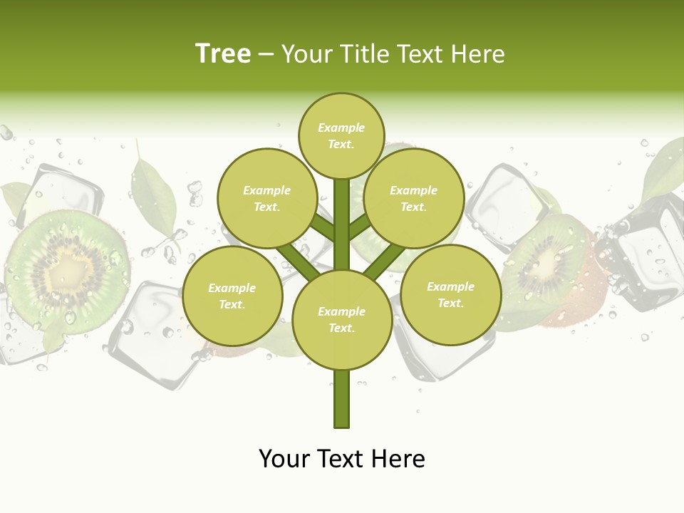 Freshness Object White PowerPoint Template