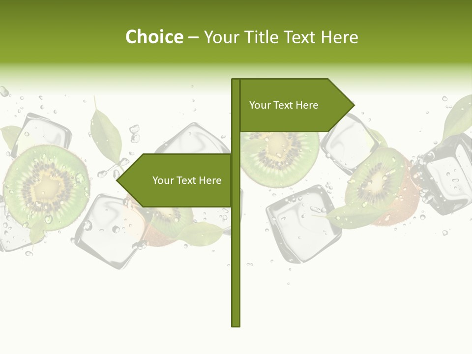 Freshness Object White PowerPoint Template