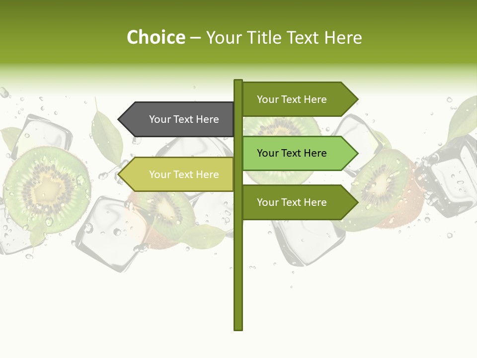 Freshness Object White PowerPoint Template