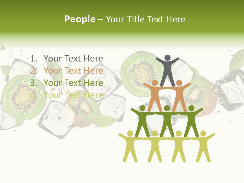 Freshness Object White PowerPoint Template