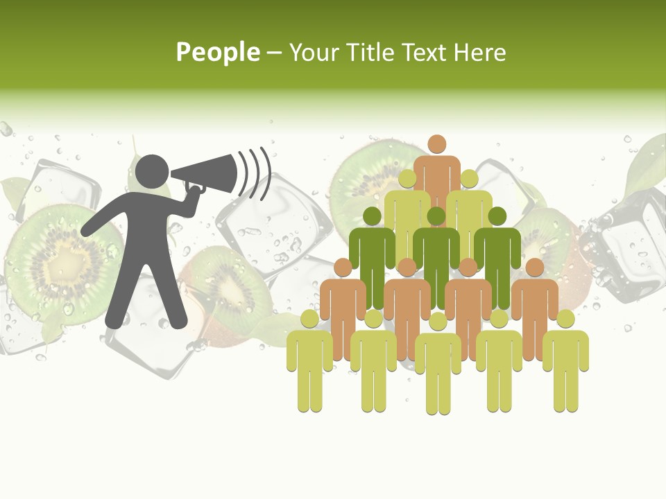 Freshness Object White PowerPoint Template