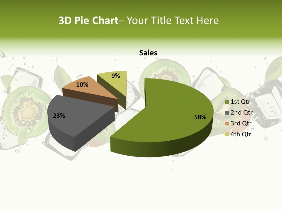 Freshness Object White PowerPoint Template