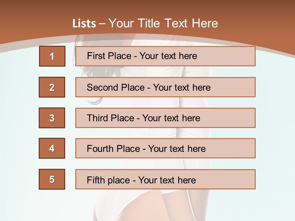 Skin Facing Away Slim PowerPoint Template
