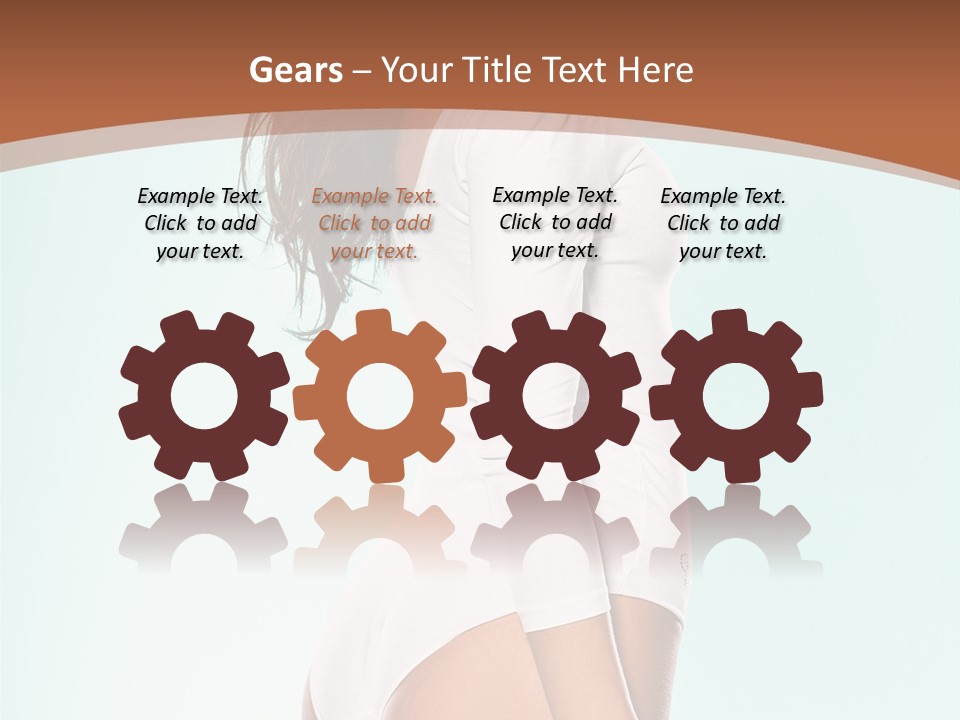 Skin Facing Away Slim PowerPoint Template