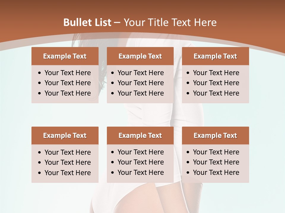 Skin Facing Away Slim PowerPoint Template