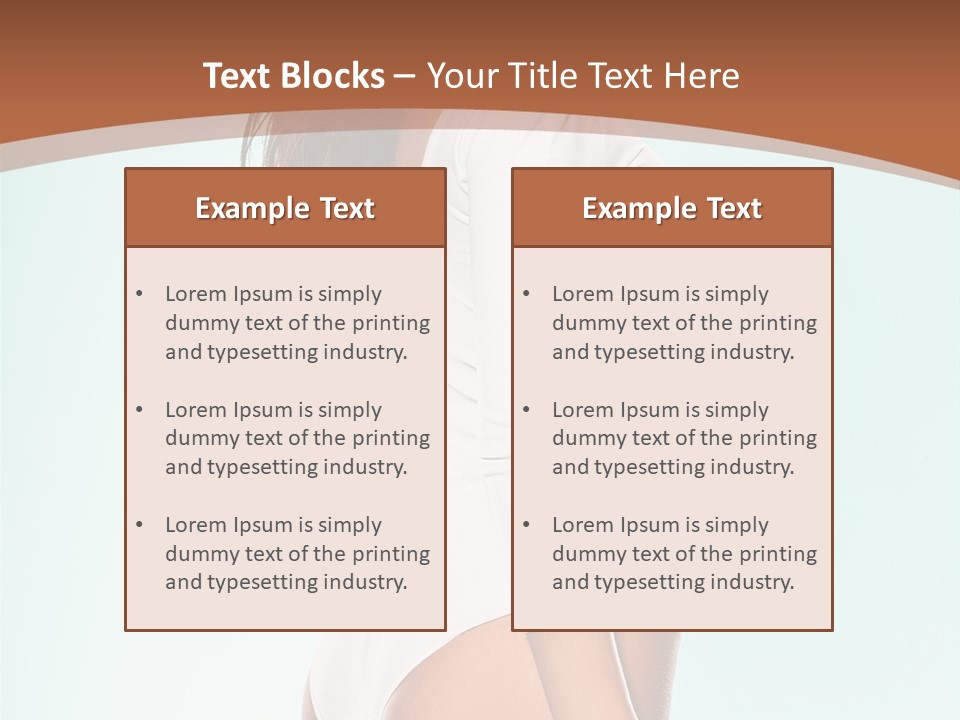 Skin Facing Away Slim PowerPoint Template