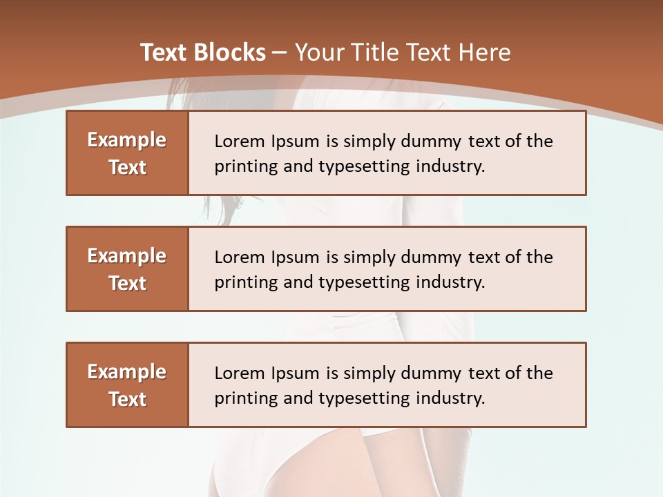 Skin Facing Away Slim PowerPoint Template