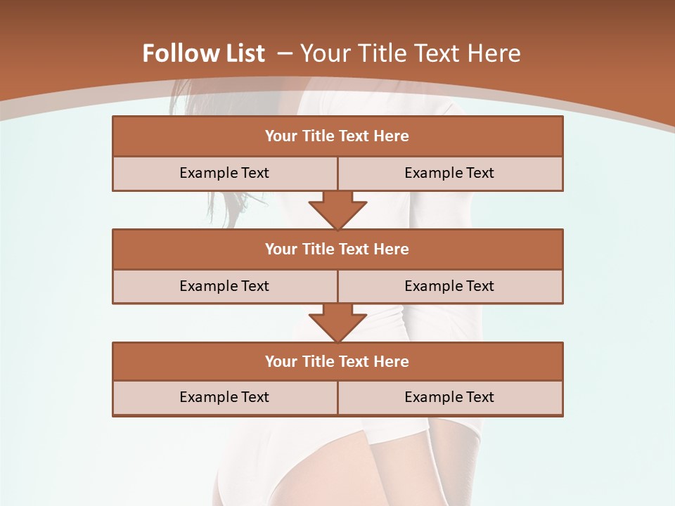 Skin Facing Away Slim PowerPoint Template