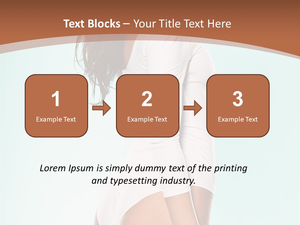 Skin Facing Away Slim PowerPoint Template