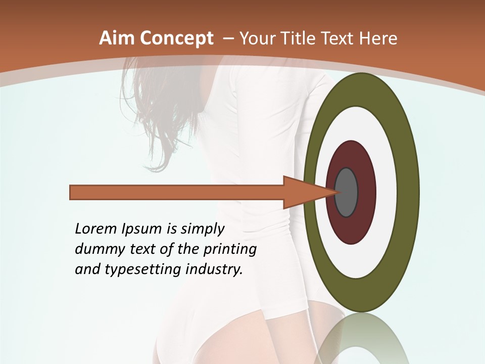 Skin Facing Away Slim PowerPoint Template