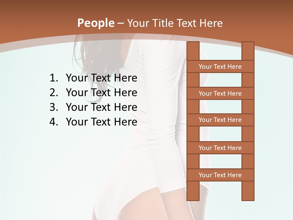 Skin Facing Away Slim PowerPoint Template
