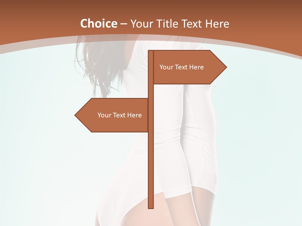 Skin Facing Away Slim PowerPoint Template