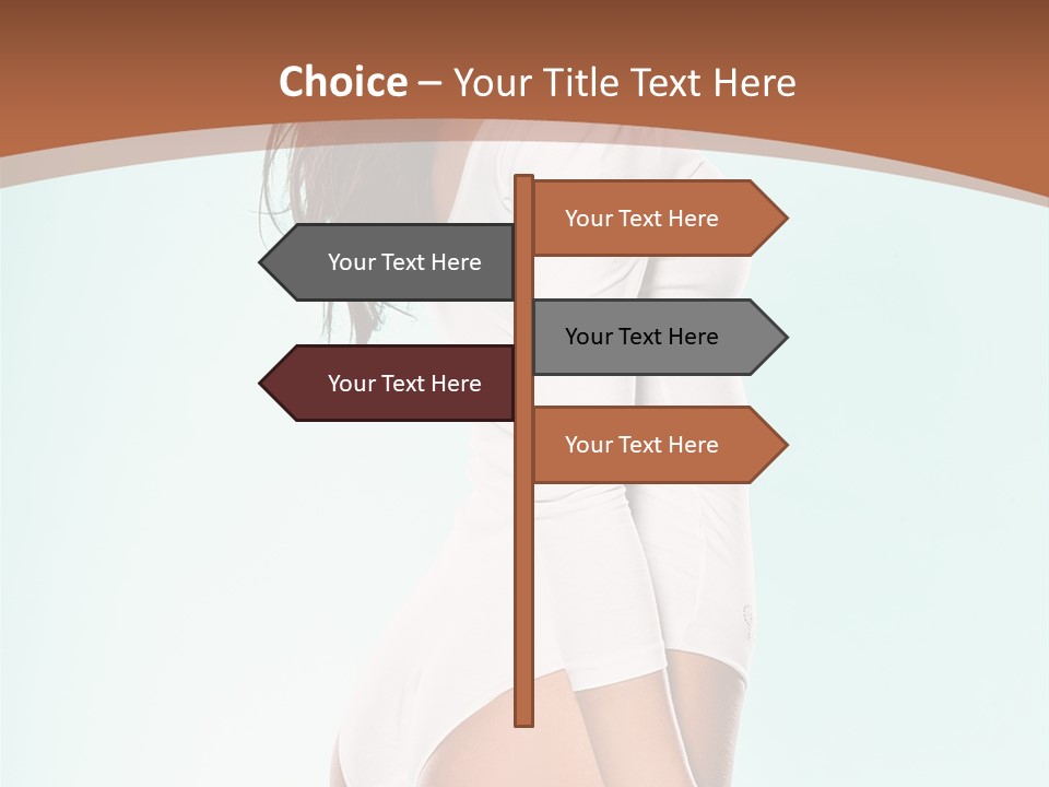 Skin Facing Away Slim PowerPoint Template