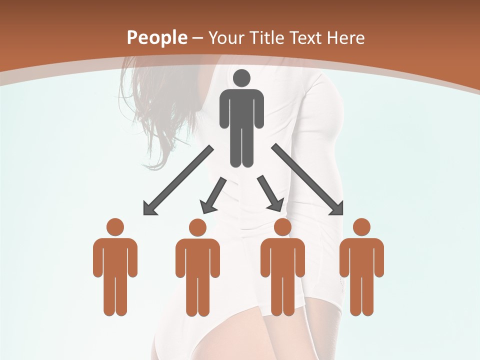 Skin Facing Away Slim PowerPoint Template