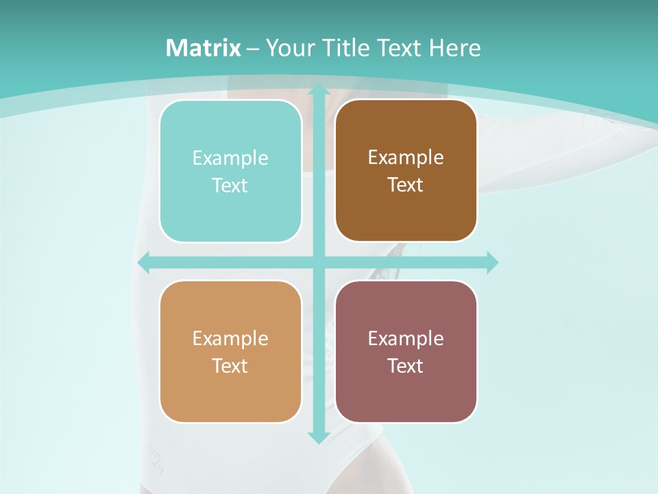 Arms Up Natural Breathe PowerPoint Template
