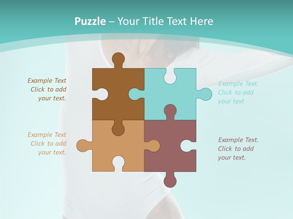 Arms Up Natural Breathe PowerPoint Template